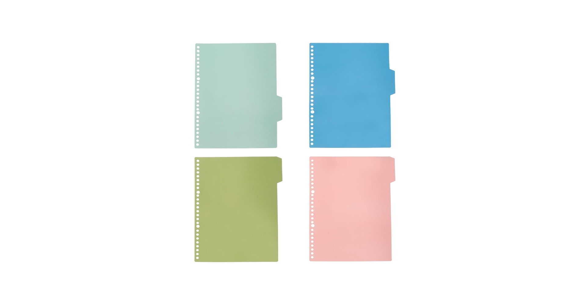 Amazon | TOYANDONA ファイル インデックス 仕切りカード シート